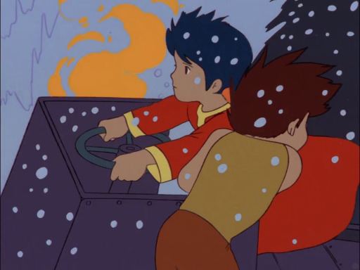 Future Boy Conan 08 gunboat blast